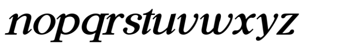 Daleant Semi Bold Italic Font LOWERCASE