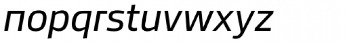 Dalle Display Regular Italic Font LOWERCASE