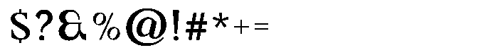 Dalore Extra Light Font OTHER CHARS