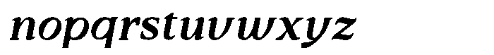 Dalore Italic Variable Font LOWERCASE