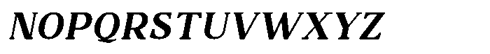 Dalore Italic Font UPPERCASE