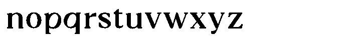 Dalore Light Font LOWERCASE
