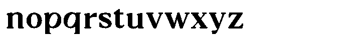 Dalore Medium Font LOWERCASE