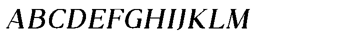 Dalore Thin Italic Font UPPERCASE