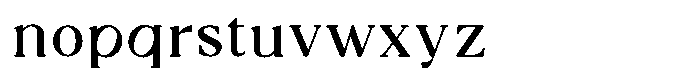 Dalore Thin Font LOWERCASE