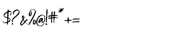 Daltonse Regular Font OTHER CHARS
