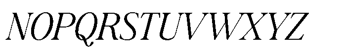 Dalven Goofler Italic Font UPPERCASE