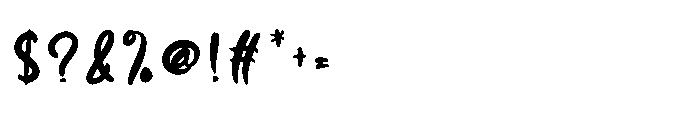 Dam Chiek Font OTHER CHARS