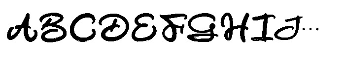 Dam Chiek Font UPPERCASE