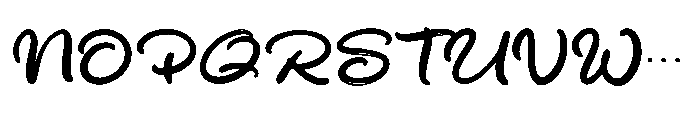 Dam Chiek Font UPPERCASE