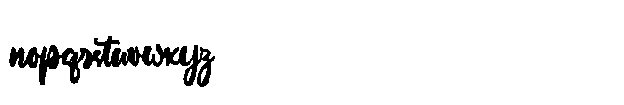Dam Chiek Font LOWERCASE