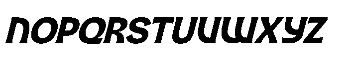 Damoga Italic Font LOWERCASE