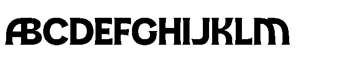 Damoga Regular Font UPPERCASE