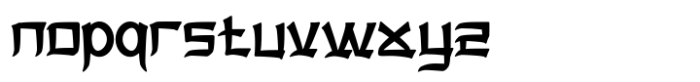 Dangeol Regular Font LOWERCASE