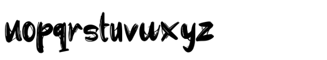 Danger Island Regular Font LOWERCASE