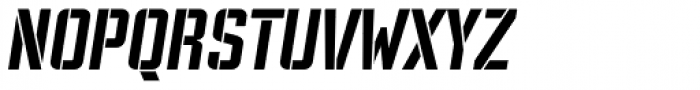 Danger Neue Free Italic Font LOWERCASE