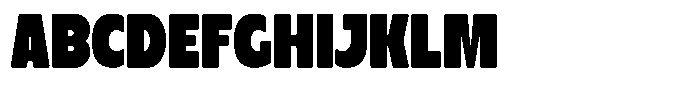 Dango Font UPPERCASE