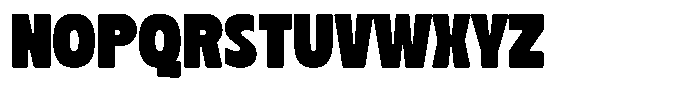 Dango Font UPPERCASE