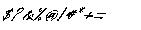 Daniela Butters Italic Italic Font OTHER CHARS