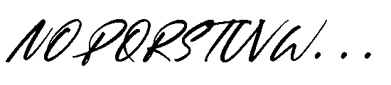 Daniela Butters Italic Italic Font UPPERCASE