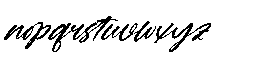 Daniela Butters Italic Italic Font LOWERCASE