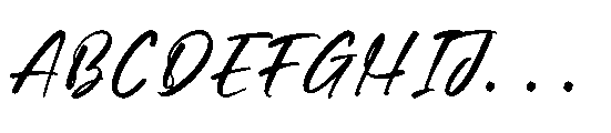 Daniela Butters Regular Font UPPERCASE