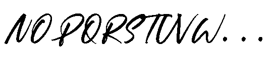 Daniela Butters Regular Font UPPERCASE