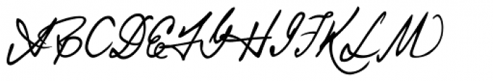 Danielle Handwriting Font UPPERCASE