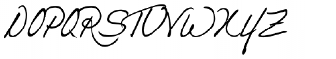 Danielle Handwriting Font UPPERCASE