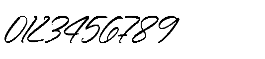 Danishy Italic Font OTHER CHARS