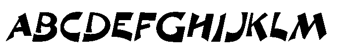 Danse Nouveau JNL Danse Nouveau Oblique JNL Regular FONT