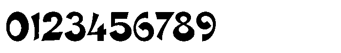 Danse Nouveau JNL Regular Font OTHER CHARS