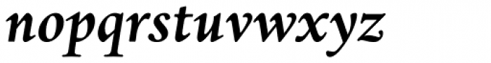 Dante EText Bold Italic Font LOWERCASE