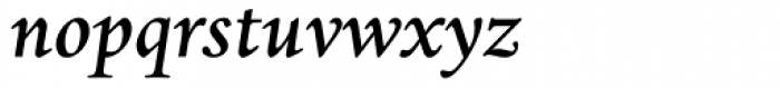 Dante MT Medium Italic Font LOWERCASE