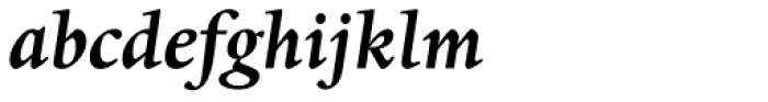 Dante MT Std Bold Italic Font LOWERCASE