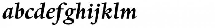 Dante Pro Bold Italic Font LOWERCASE