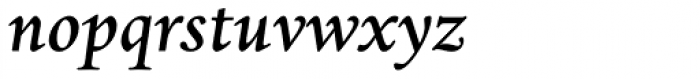 Dante Std Medium Italic Font LOWERCASE