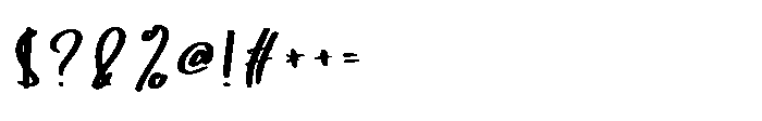 Dantemahe Script Font OTHER CHARS
