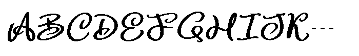 Dantemahe Script Font UPPERCASE