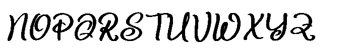 Dantemahe Script Font UPPERCASE