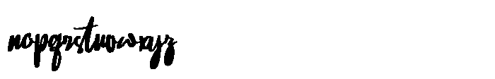 Dantemahe Script Font LOWERCASE