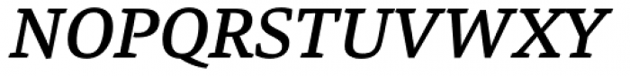 Danton Medium Italic Font UPPERCASE
