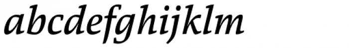 Danton Medium Italic Font LOWERCASE