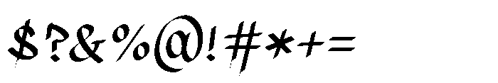 Danurdara Font OTHER CHARS