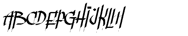 Danurdara Font UPPERCASE