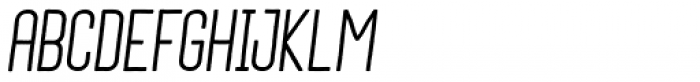 Daphne Medium Italic Font UPPERCASE