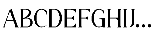 Darifty Font UPPERCASE