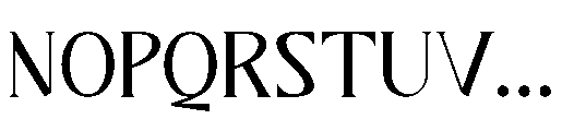 Darifty Font UPPERCASE