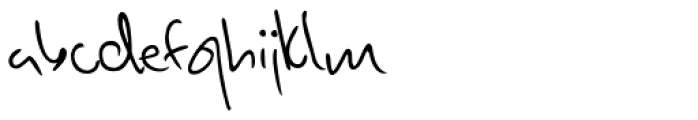 Dario Handwriting Font LOWERCASE