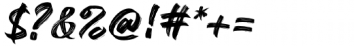 Dark Crow Italic Font OTHER CHARS